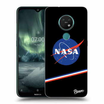 Picasee husă neagră din silicon pentru Nokia 7.2 - NASA Original