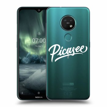 Husă pentru Nokia 7.2 - Picasee - old logo - white