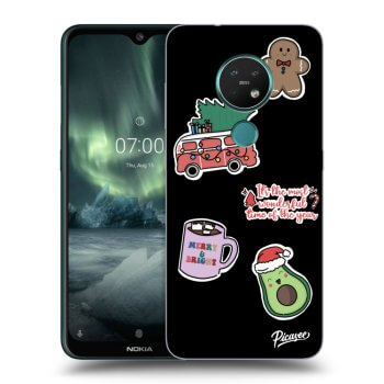Husă pentru Nokia 7.2 - Christmas Stickers