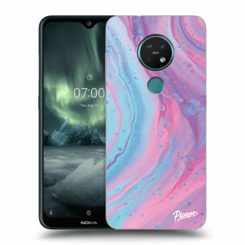 Husă pentru Nokia 7.2 - Pink liquid