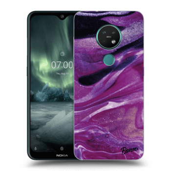 Husă pentru Nokia 7.2 - Purple glitter