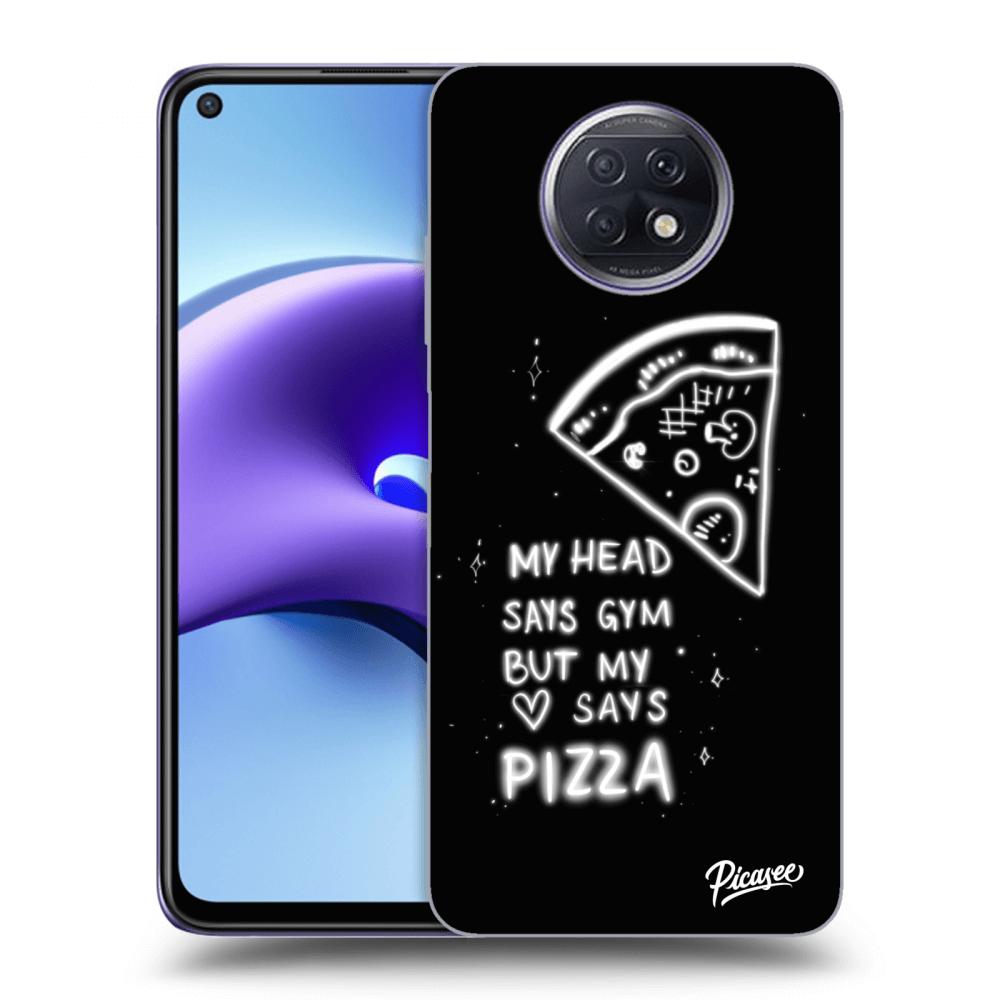 Picasee husă transparentă din silicon pentru Xiaomi Redmi Note 9T - Pizza