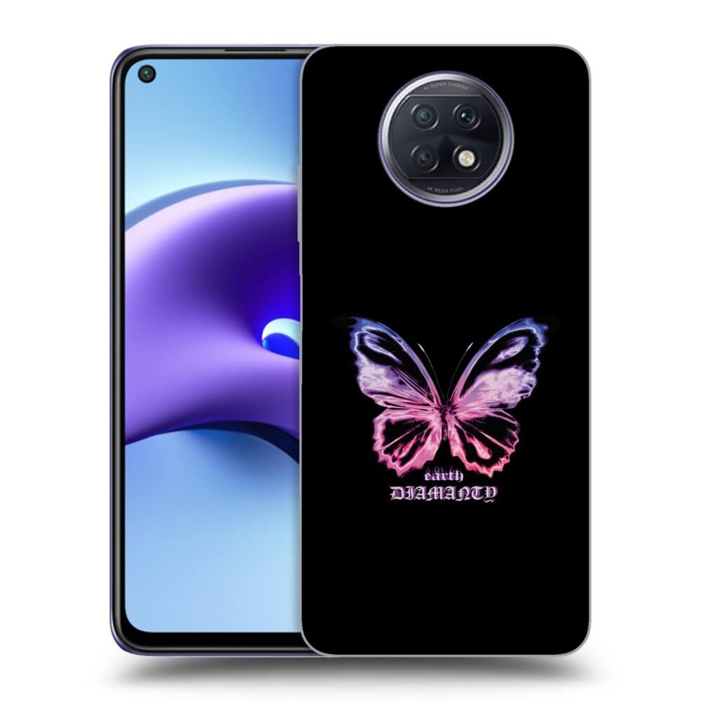Picasee husă neagră din silicon pentru Xiaomi Redmi Note 9T - Diamanty Purple