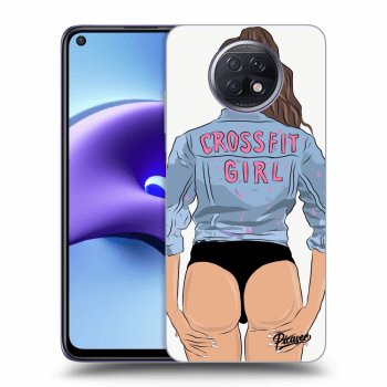 Picasee husă transparentă din silicon pentru Xiaomi Redmi Note 9T - Crossfit girl - nickynellow
