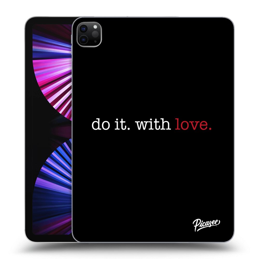 Picasee husă neagră din silicon pentru Apple iPad Pro 11" 2021 (3.gen) - Do it. With love.