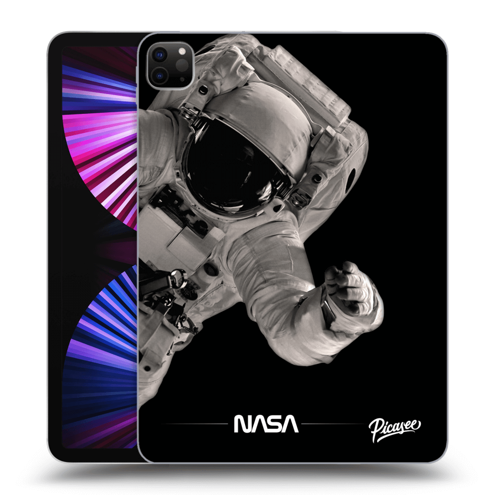 Picasee husă neagră din silicon pentru Apple iPad Pro 11" 2021 (3.gen) - Astronaut Big
