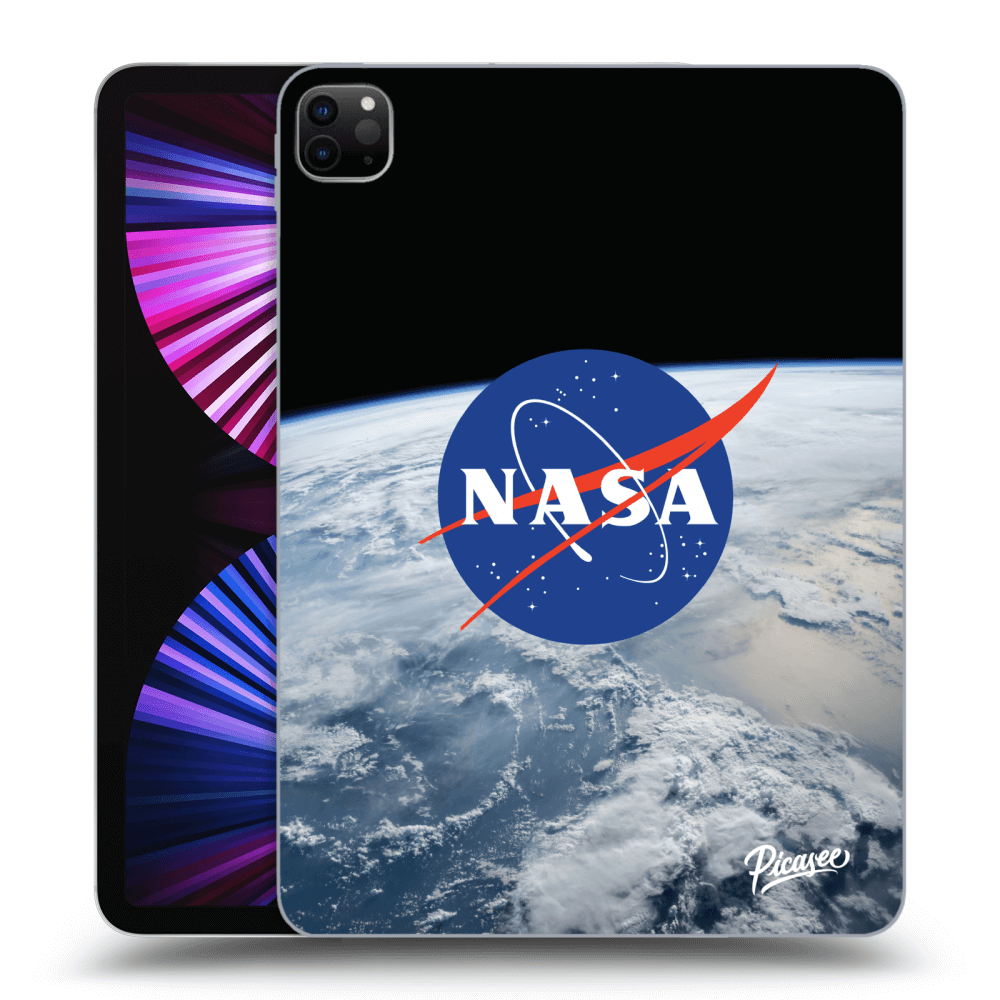 Picasee husă neagră din silicon pentru Apple iPad Pro 11" 2021 (3.gen) - Nasa Earth
