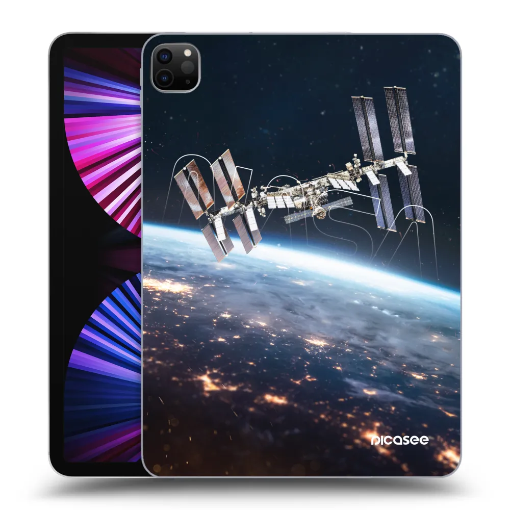 Picasee husă neagră din silicon pentru Apple iPad Pro 11" 2021 (3.gen) - Station