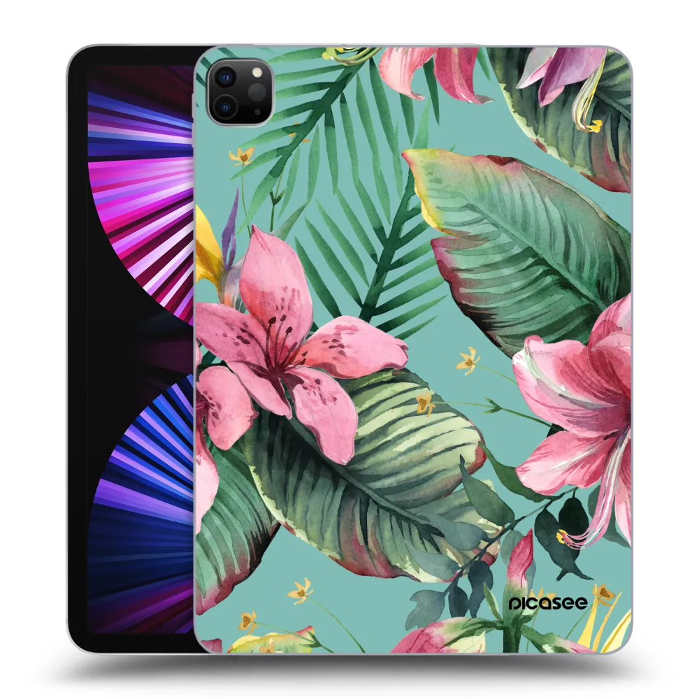 Picasee husă neagră din silicon pentru Apple iPad Pro 11" 2021 (3.gen) - Hawaii