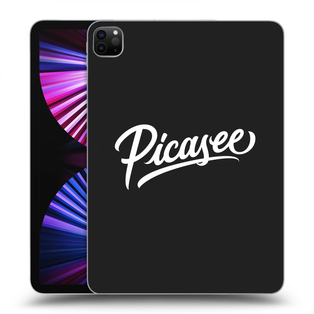 Picasee husă neagră din silicon pentru Apple iPad Pro 11" 2021 (3.gen) - Picasee - old logo - white