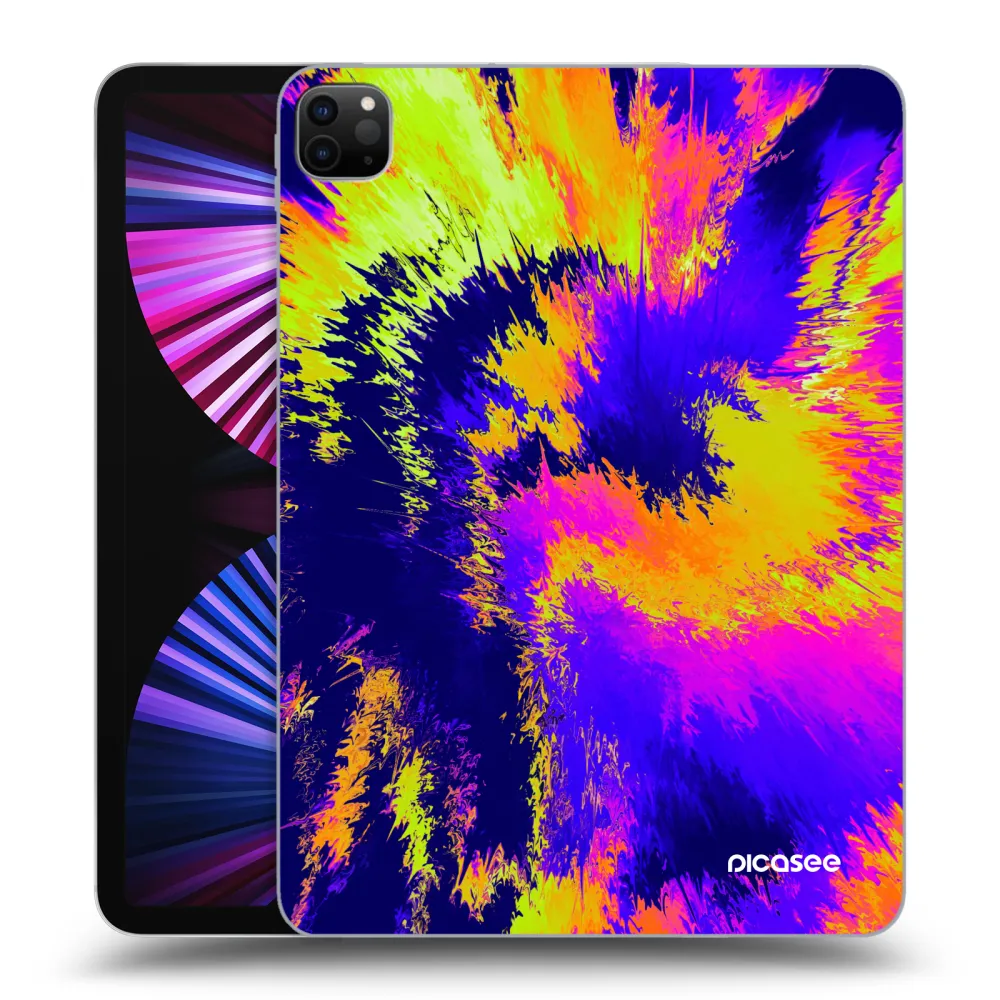 Picasee husă neagră din silicon pentru Apple iPad Pro 11" 2021 (3.gen) - Burn