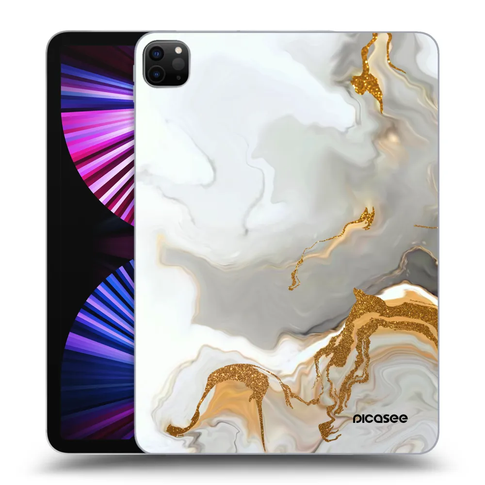 Picasee husă neagră din silicon pentru Apple iPad Pro 11" 2021 (3.gen) - Her