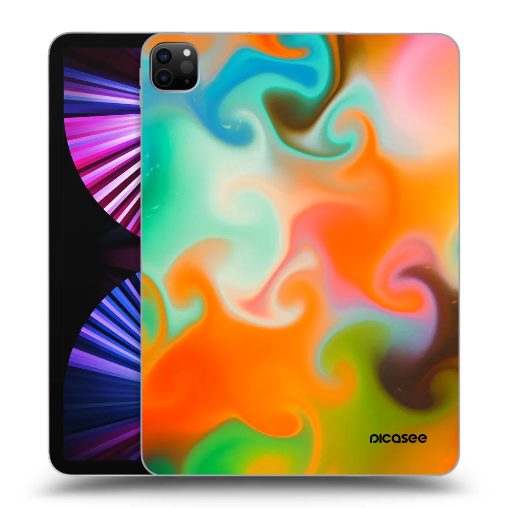 Picasee husă neagră din silicon pentru Apple iPad Pro 11" 2021 (3.gen) - Juice