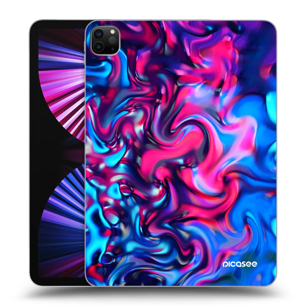 Picasee husă neagră din silicon pentru Apple iPad Pro 11" 2021 (3.gen) - Redlight
