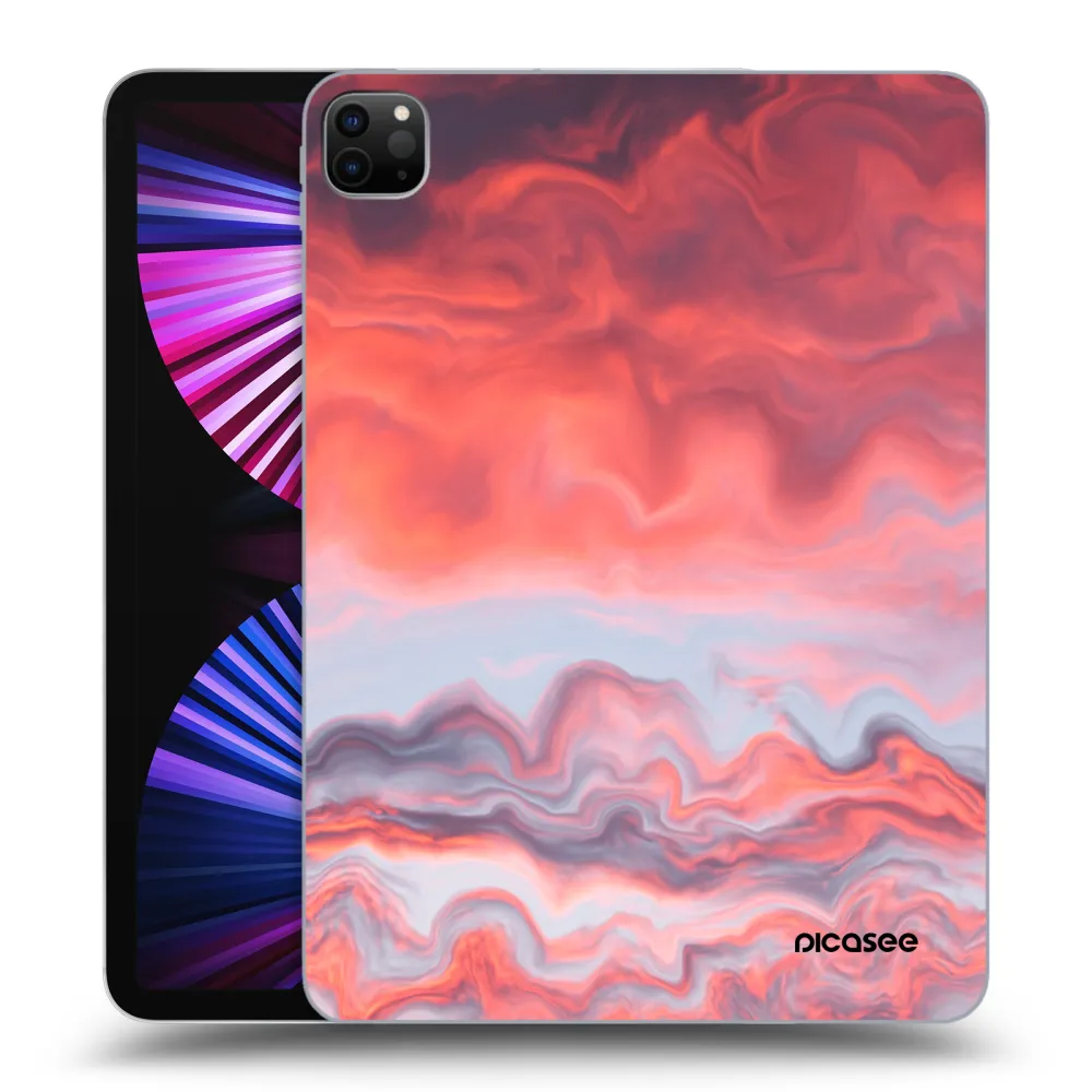 Picasee husă neagră din silicon pentru Apple iPad Pro 11" 2021 (3.gen) - Sunset