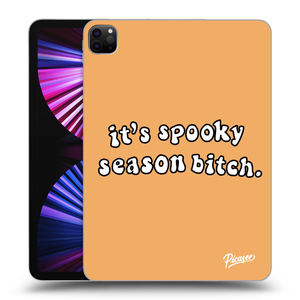 Picasee husă neagră din silicon pentru Apple iPad Pro 11" 2021 (3.gen) - Spooky season
