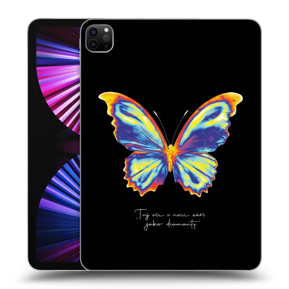 Picasee husă neagră din silicon pentru Apple iPad Pro 11" 2021 (3.gen) - Diamanty Black