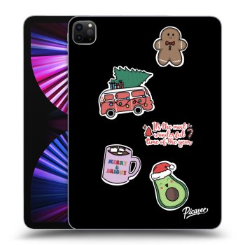 Husă pentru Apple iPad Pro 11" 2021 (3.gen) - Christmas Stickers