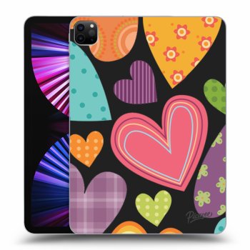 Husă pentru Apple iPad Pro 11" 2021 (3.gen) - Colored heart