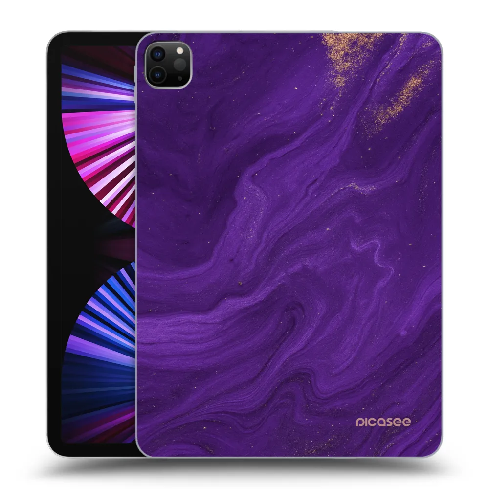 Picasee husă neagră din silicon pentru Apple iPad Pro 11" 2021 (3.gen) - Purple