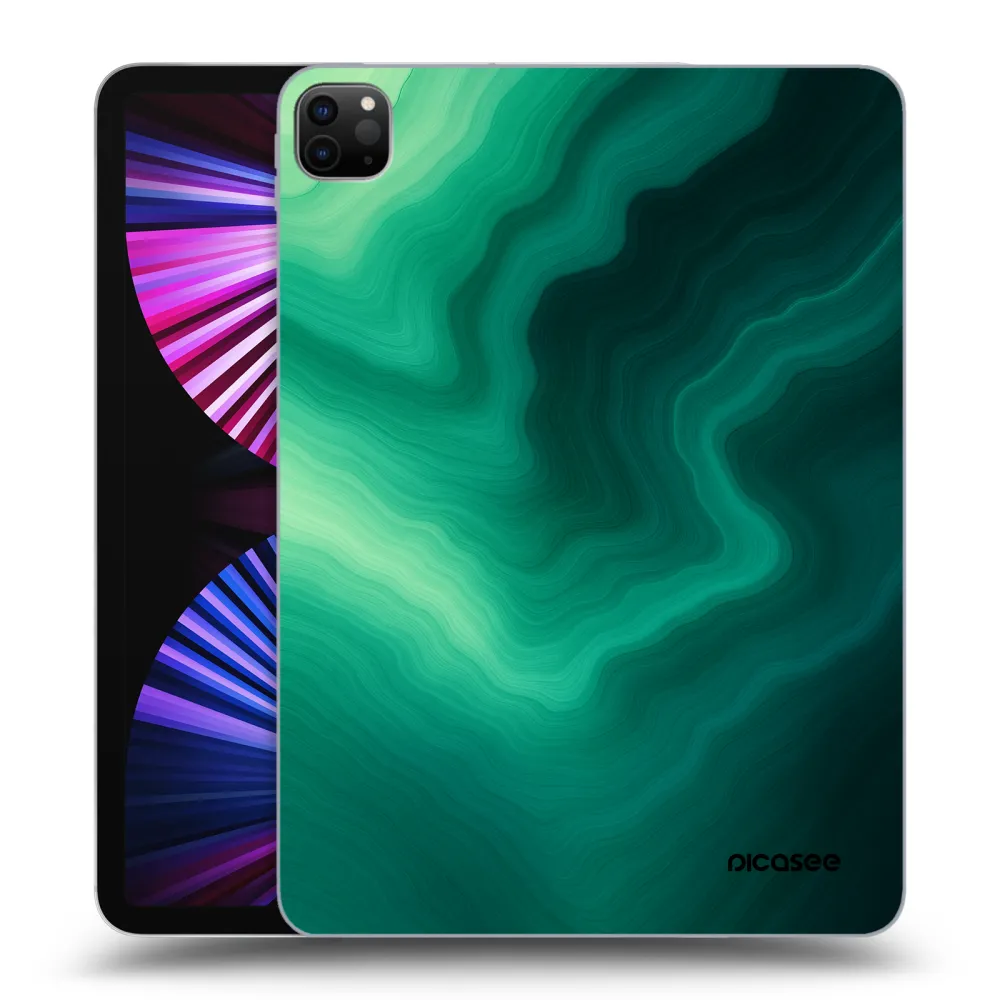 Picasee husă neagră din silicon pentru Apple iPad Pro 11" 2021 (3.gen) - Malachite