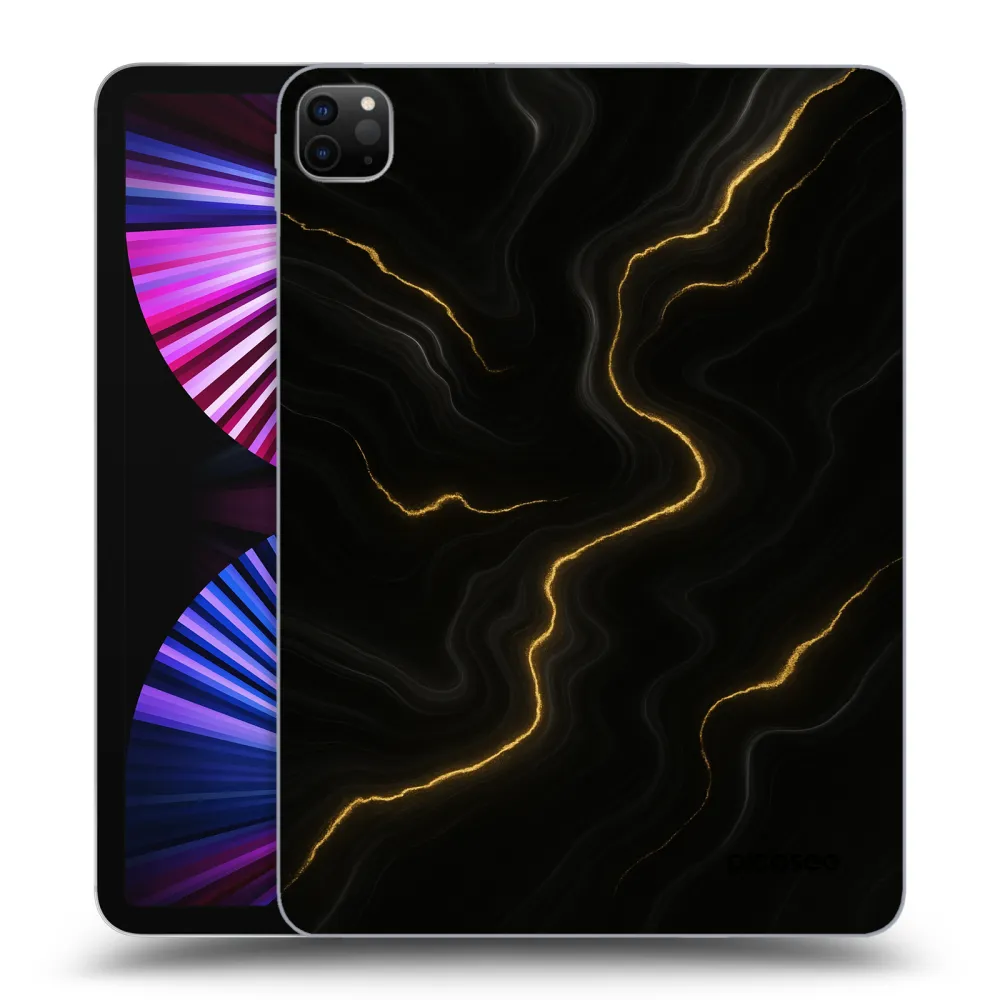 Picasee husă neagră din silicon pentru Apple iPad Pro 11" 2021 (3.gen) - Thunder