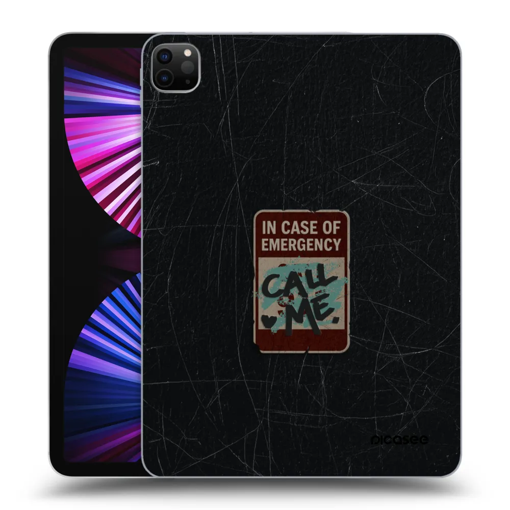 Picasee husă neagră din silicon pentru Apple iPad Pro 11" 2021 (3.gen) - EMERGENCY