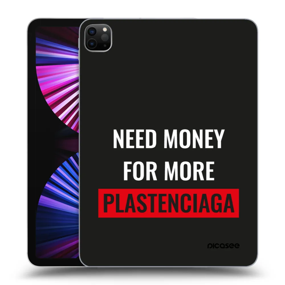 Picasee husă neagră din silicon pentru Apple iPad Pro 11" 2021 (3.gen) - More PLASTENCIAGA