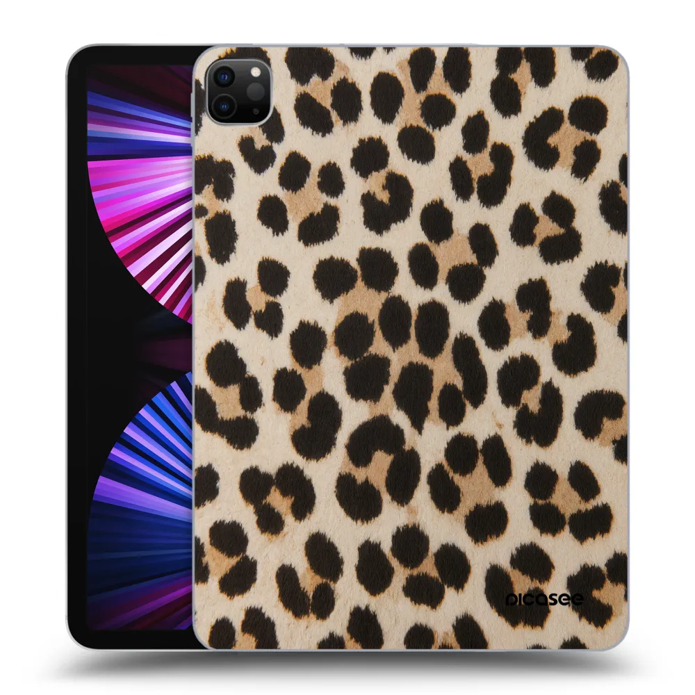 Picasee husă neagră din silicon pentru Apple iPad Pro 11" 2021 (3.gen) - Brown Tiger