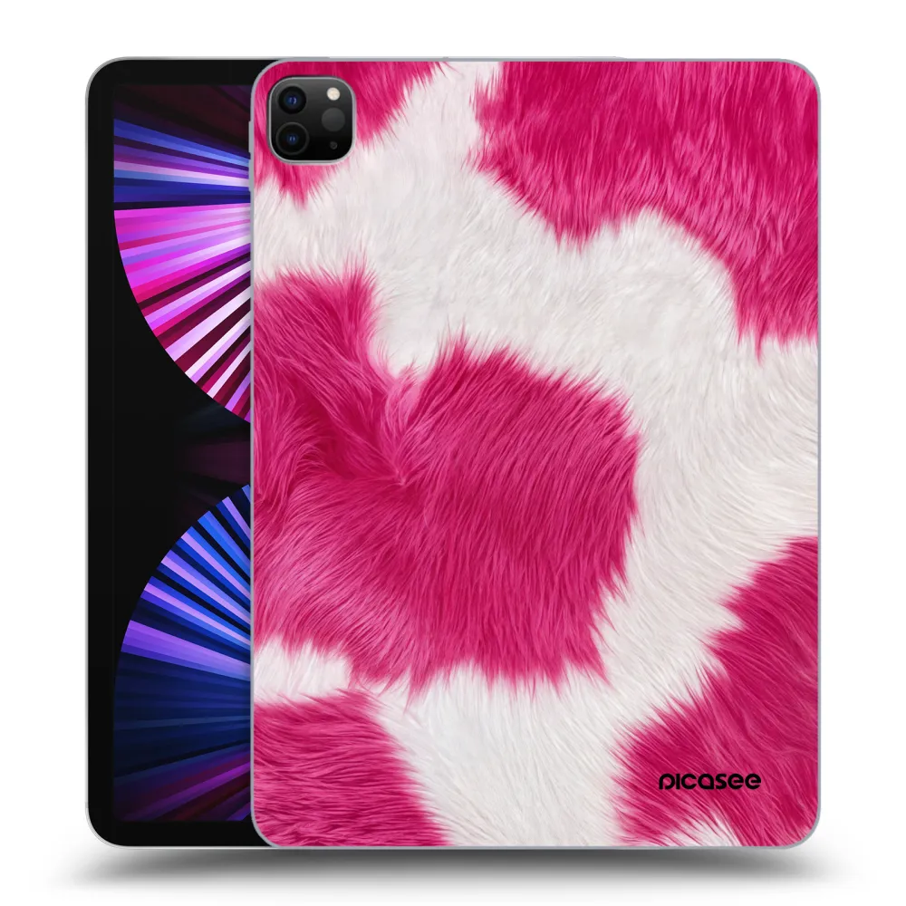 Picasee husă neagră din silicon pentru Apple iPad Pro 11" 2021 (3.gen) - Pink Moo