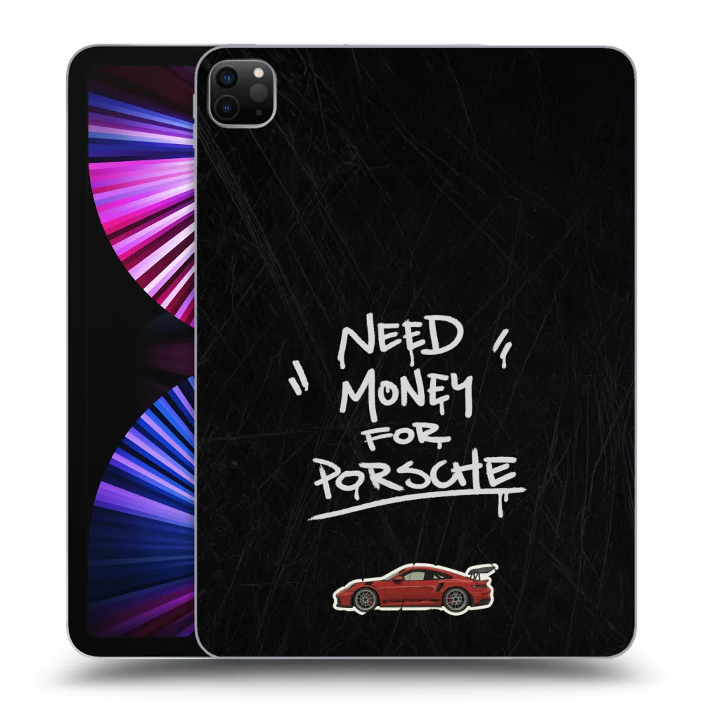 Picasee husă neagră din silicon pentru Apple iPad Pro 11" 2021 (3.gen) - Dark Racer