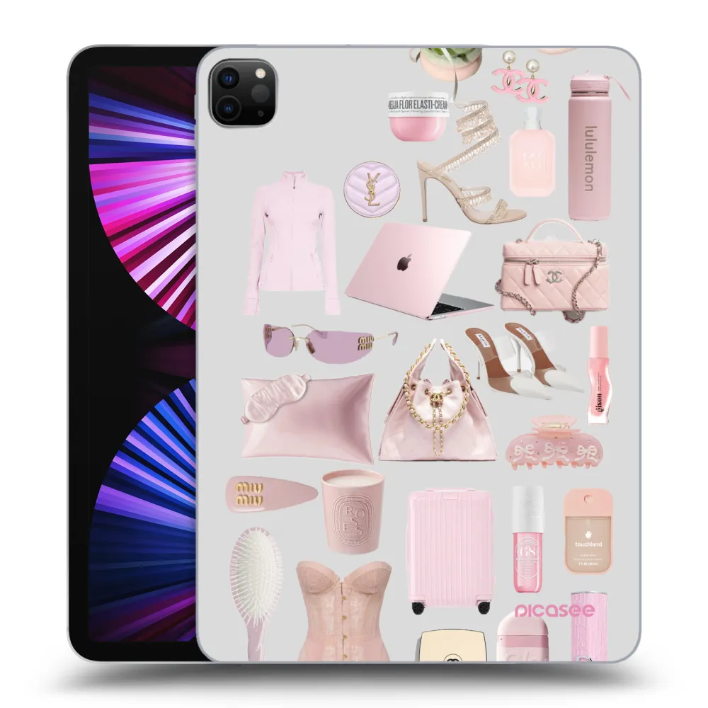 Picasee husă neagră din silicon pentru Apple iPad Pro 11" 2021 (3.gen) - Glam Babe