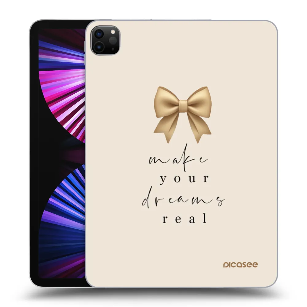 Picasee husă neagră din silicon pentru Apple iPad Pro 11" 2021 (3.gen) - Golden Dream
