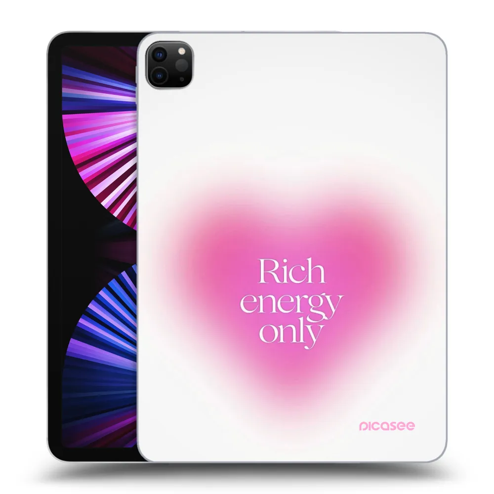 Picasee husă neagră din silicon pentru Apple iPad Pro 11" 2021 (3.gen) - Rich Energy