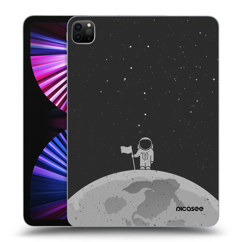 Picasee husă neagră din silicon pentru Apple iPad Pro 11" 2021 (3.gen) - Astronaut
