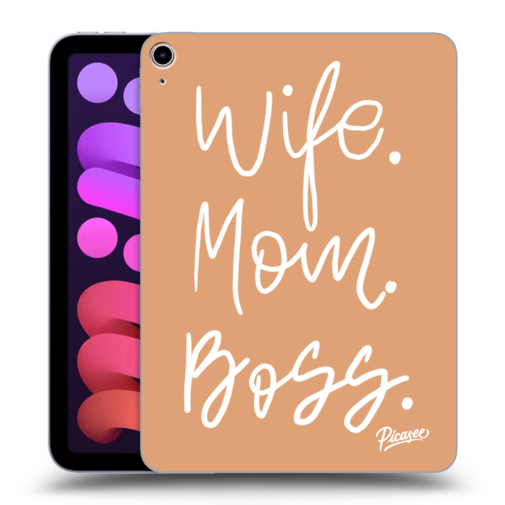 Picasee husă transparentă din silicon pentru Apple iPad mini 2021 (6. gen) - Boss Mama