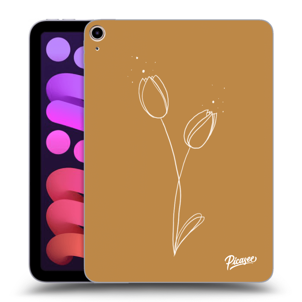 Picasee husă neagră din silicon pentru Apple iPad mini 2021 (6. gen) - Tulips