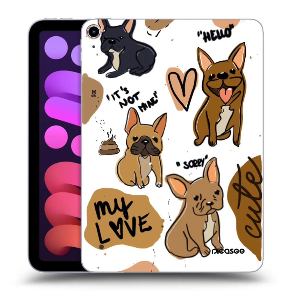 Picasee husă transparentă din silicon pentru Apple iPad mini 2021 (6. gen) - Frenchies