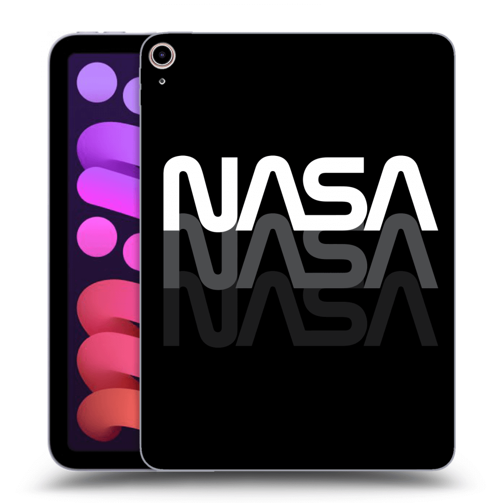 Picasee husă neagră din silicon pentru Apple iPad mini 2021 (6. gen) - NASA Triple
