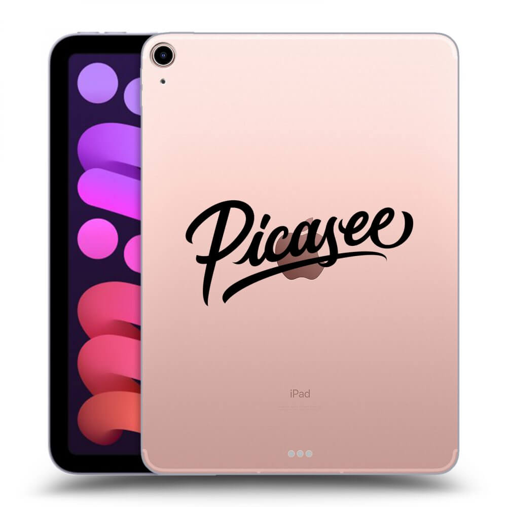 Picasee husă transparentă din silicon pentru Apple iPad mini 2021 (6. gen) - Picasee - old logo - black