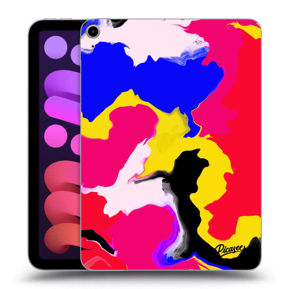 Picasee husă transparentă din silicon pentru Apple iPad mini 2021 (6. gen) - Watercolor