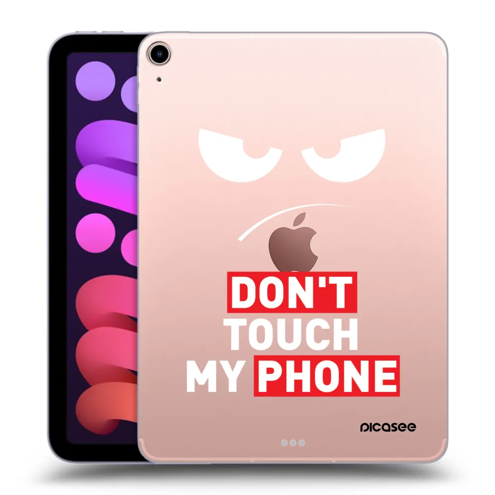 Picasee husă transparentă din silicon pentru Apple iPad mini 2021 (6. gen) - Angry Eyes - Transparent