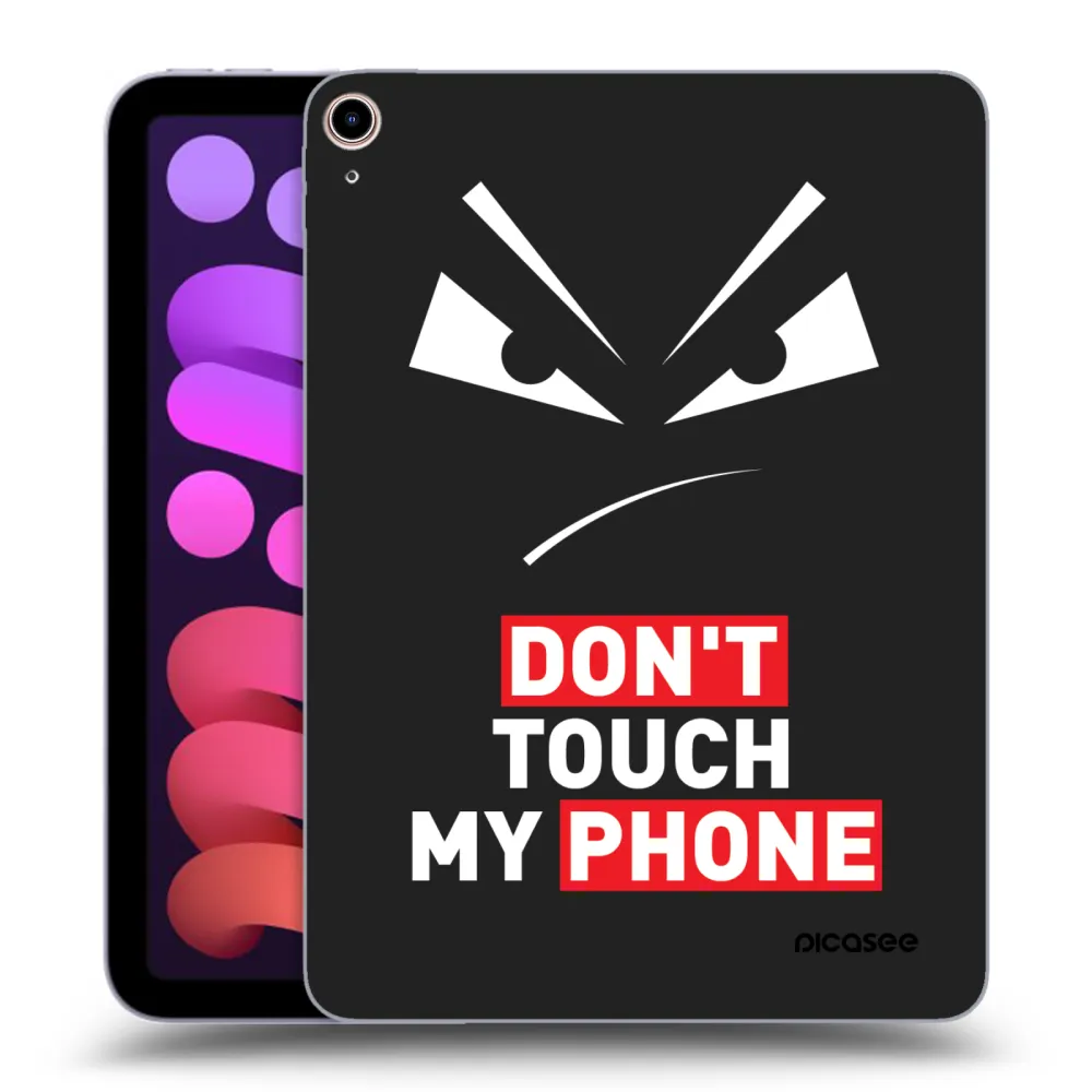 Picasee husă neagră din silicon pentru Apple iPad mini 2021 (6. gen) - Evil Eye - Transparent