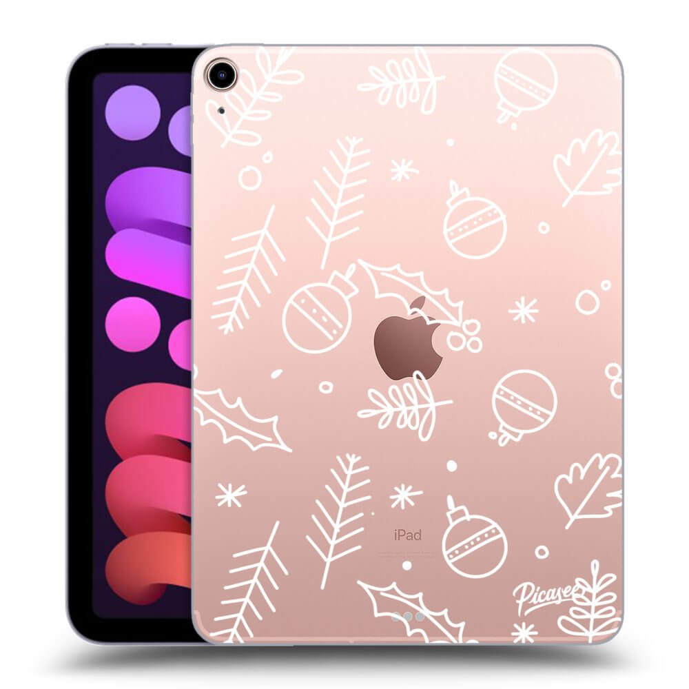 Picasee husă transparentă din silicon pentru Apple iPad mini 2021 (6. gen) - Mistletoe
