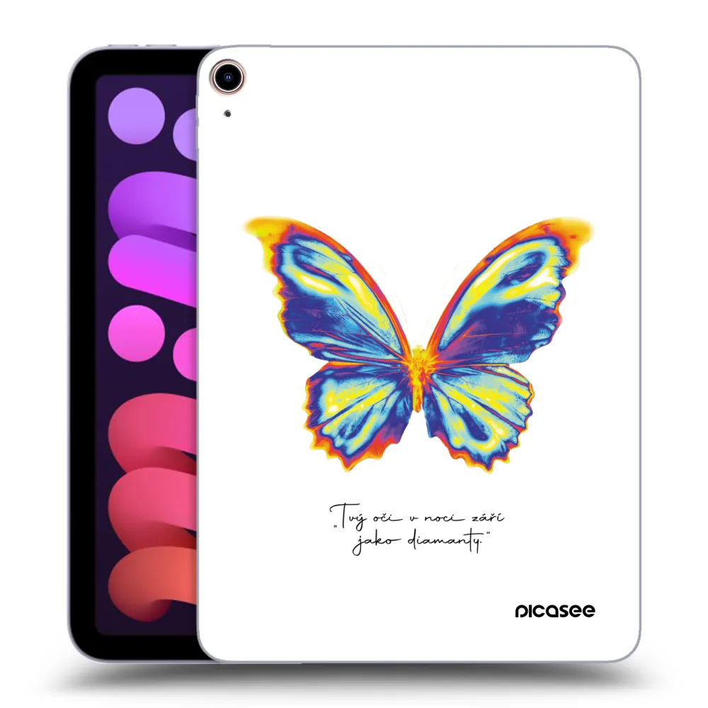 Picasee husă transparentă din silicon pentru Apple iPad mini 2021 (6. gen) - Diamanty White