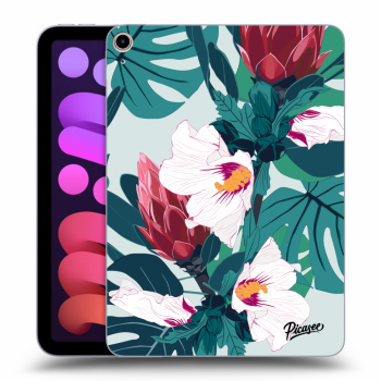 Picasee husă transparentă din silicon pentru Apple iPad mini 2021 (6. gen) - Rhododendron