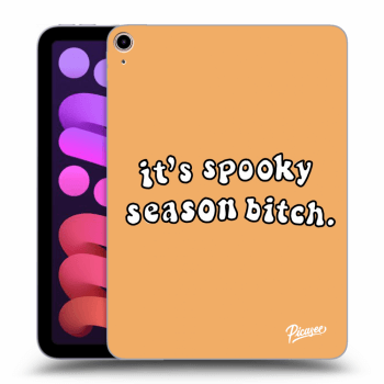 Picasee husă neagră din silicon pentru Apple iPad mini 2021 (6. gen) - Spooky season