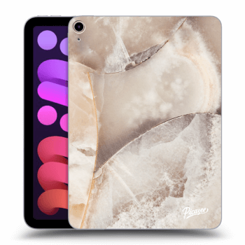 Picasee husă neagră din silicon pentru Apple iPad mini 2021 (6. gen) - Cream marble