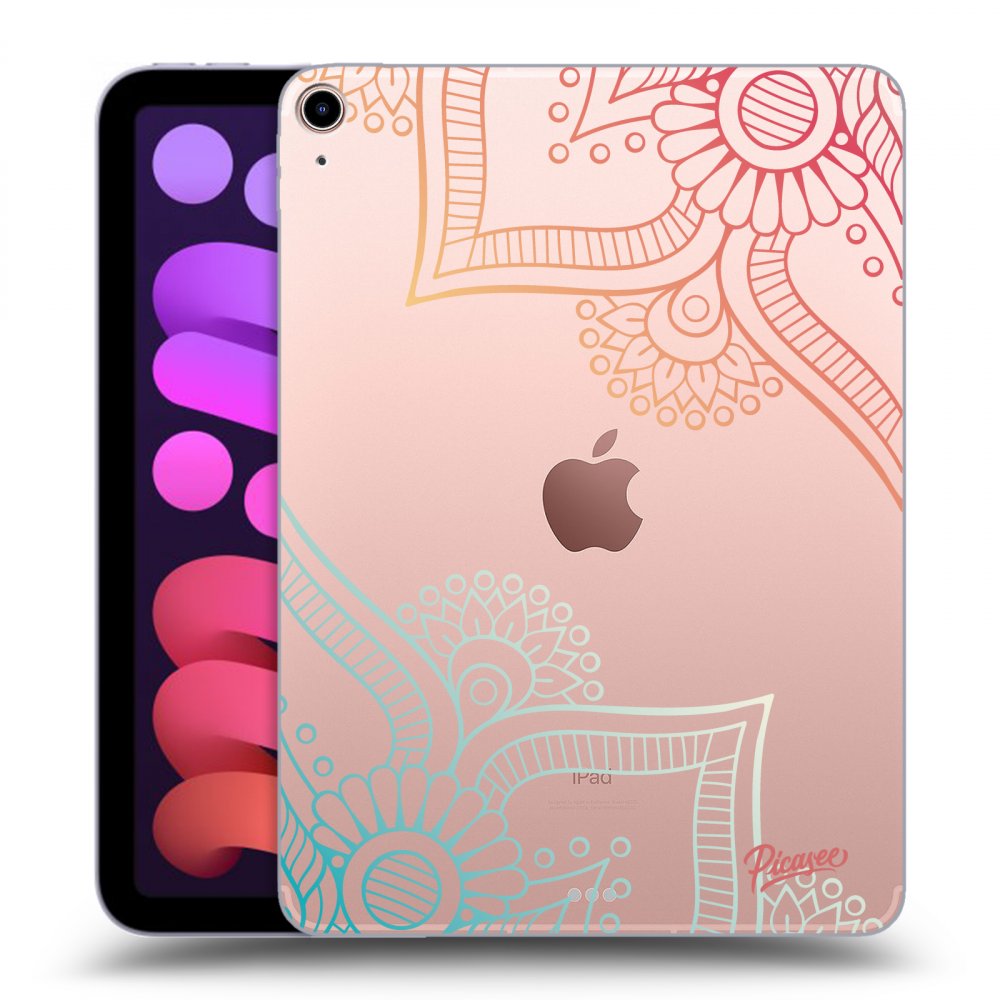 Picasee husă transparentă din silicon pentru Apple iPad mini 2021 (6. gen) - Flowers pattern