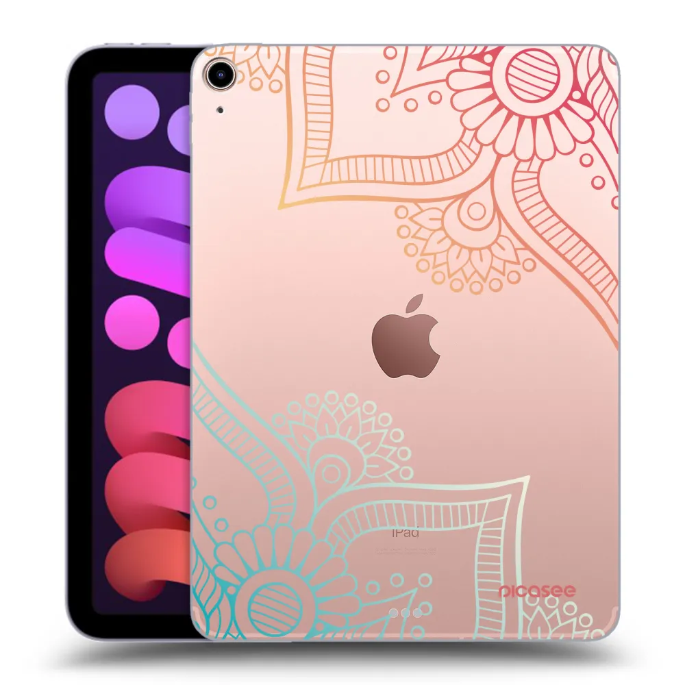 Picasee husă transparentă din silicon pentru Apple iPad mini 2021 (6. gen) - Flowers pattern